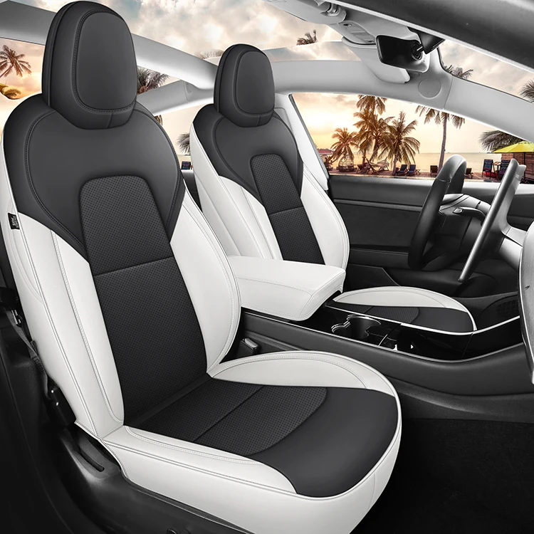 Tesla Model 3 シートカバーにカスタムフィット