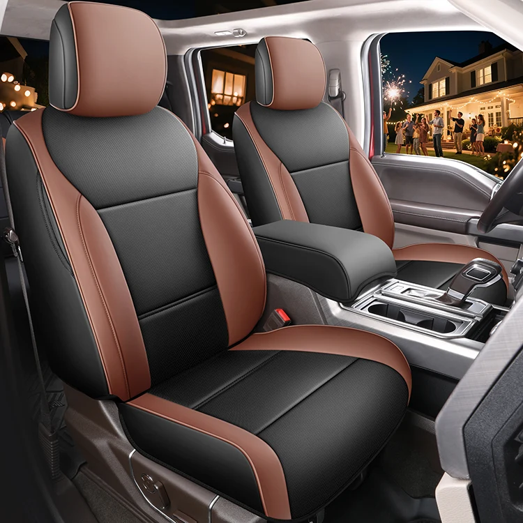 カスタムフィットフォード F150 XL XLT STX ピックアップシートカバー